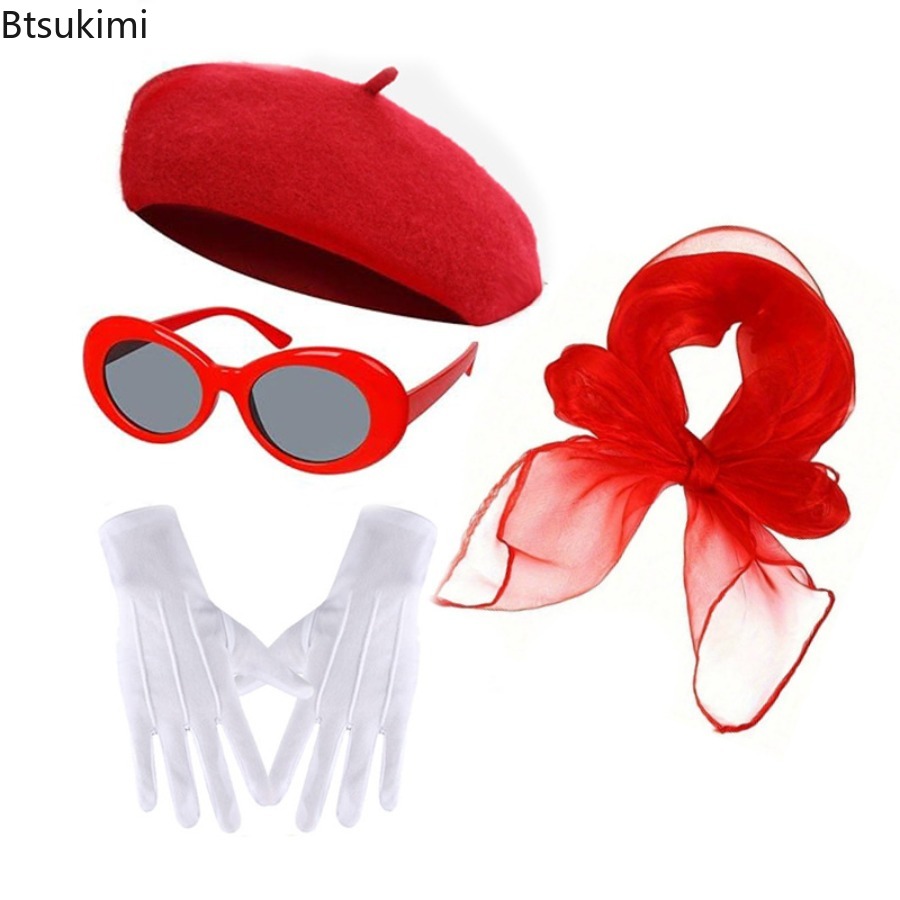Women'S Accessories In The 1950S - 1950년대 레트로 디스코 테마 파티 의상