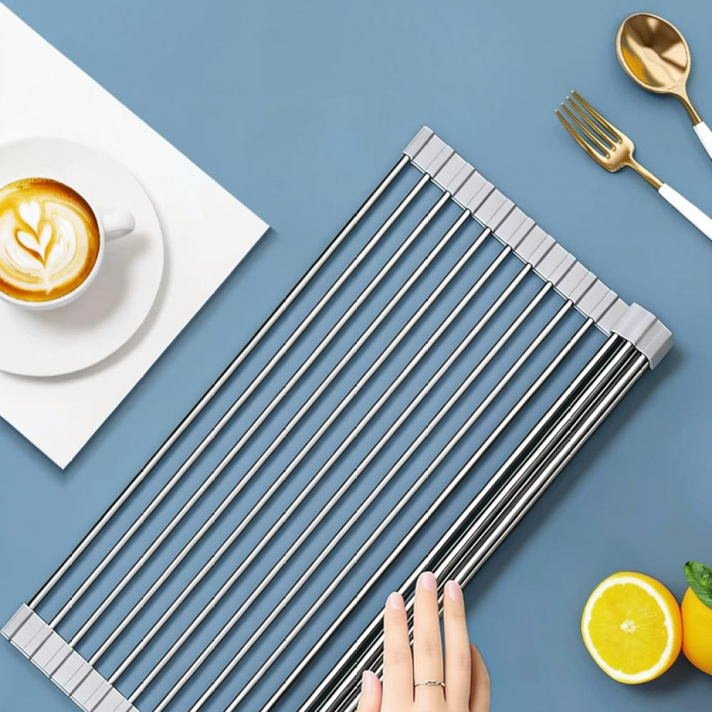 스테인리스 스틸 식기 건조대, 주방 싱크대용, 접이식, - Women Kitchen Accessories 리뷰 및 가격
